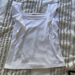 Ann Taylor Ruffled tank blouse